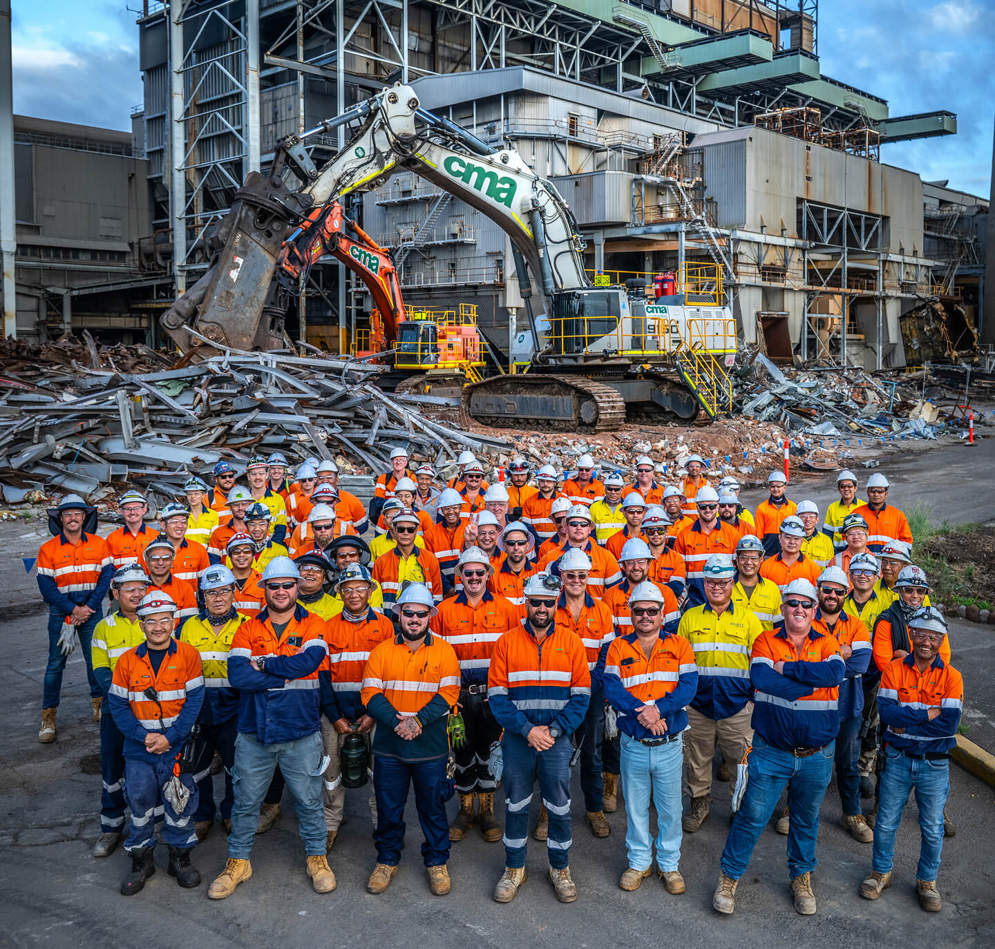 Photo of the CMA team